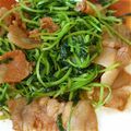 ゆティ's cooksnap of when they made 豆苗と豚肉のチャプチェ風.