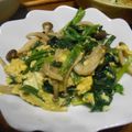 ramieru's cooksnap of when they made キノコとほうれん草のコンソメバター卵焼き.