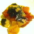 ディヤーナ's cooksnap of when they made 刺身(まぐろ･イカ)♣和えるだけ中華風.