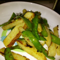 argemasaki's cooksnap of when they made きぬさやと新ジャガのしゃきしゃき炒め.