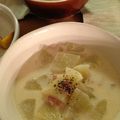 ★亜吉★'s cooksnap of when they made 大根の食べるホワイトスープ.