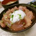 快くん's cooksnap of when they made ほんのり甘辛＊刺身のポン酢和え.