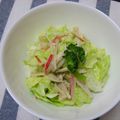 まぁじ's cooksnap of when they made どんどん食べれる♡レタスのしっとりサラダ.