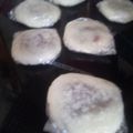 ranyou's cooksnap of when they made 白玉粉DE梅が枝餅*.