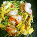 ♪しょこら♪'s cooksnap of when they made 中華風♪豆苗とエビの卵炒め.