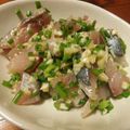 まぁな's cooksnap of when they made 鯵の韓国風たたき♪　.