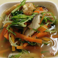 かひとママ's cooksnap of when they made みつばと京菜の梅肉和え.