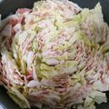トラキチ心平's cooksnap of when they made 白菜と豚のミルフィーユ鍋　お勧めの食べ方.