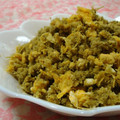 mmameco's cooksnap of when they made 大根の葉とおからの卵とじ.