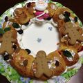 hrika9117's cooksnap of when they made シュー☆クリスマスリース.