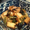 walkable's cooksnap of when they made 15分で出来る☆厚揚げ・葱・春菊の炒め.