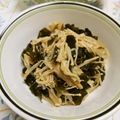 saki1010's cooksnap of when they made エノキとワカメの辛子入酢の物.