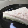 桃とプリンと紅茶's cooksnap of when they made 雛祭りに☆３色レアチーズ＆ムースのケーキ.
