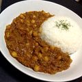 魅夜_24's cooksnap of when they made ひよこ豆とひき肉のカレー.