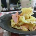 ぽっぽぺぺ's cooksnap of when they made 春キャベツとハムの辛子酢味噌あえ.