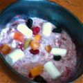 Yuhb's cooksnap of when they made パウンドケーキ風ドライフルーツヨーグルト.