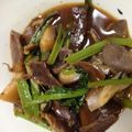 ptwp's cooksnap of when they made ☆砂ずりのホウレン草炒め☆.