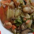悠花ちん's cooksnap of when they made ホタテ＆ささみ入り白菜の炒め煮.