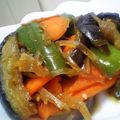 maruru-nn's cooksnap of when they made なす＆ピーマン＆色々野菜甘辛炒め.