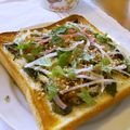 ポコバナナ's cooksnap of when they made かにかま＆わかめのトースト　ごま風味.