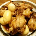ねこしっぽ's cooksnap of when they made ここに落ち着いた鶏手羽煮.