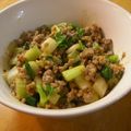 くまんぼう's cooksnap of when they made セロリと豚挽き肉の炒め物.