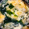 Mau☆cafe's cooksnap of when they made 中華風♡えのきとわかめのふわふわ卵スープ.