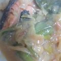 ァーャ's cooksnap of when they made 鮭のチャンチャン焼き.