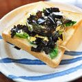 ねこのかあさん's cooksnap of when they made チーズがとろ～り♪じゃこ海苔トースト.