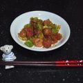 ぼたぼた's cooksnap of when they made アボカドとウインナートマトのマヨ炒め.