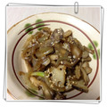 ローズ☆ドバイ's cooksnap of when they made ☆れんこんと舞茸の香ばしい七味炒め☆.