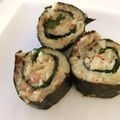 soratea's cooksnap of when they made 鶏ゴボウと大葉の海苔巻き.