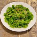 コムギ大好き's cooksnap of when they made わさび菜とかりかりじゃこの中華風サラダ.