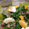 yuukaokd's cooksnap of when they made 菜の花とたらこの白和え ヾ(≧∪≦*)♬.