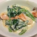 さなぺい14's cooksnap of when they made ☆シャケの切り身ホワイトソースかけ☆.