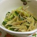 レオン犬's cooksnap of when they made きゅうりと茗荷で変わりナムル風.