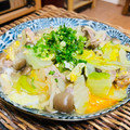 料理男子部's cooksnap of when they made 白菜としめじのたまごとじ.