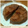 かさっぱぱぱ's cooksnap of when they made 超☆簡単ガトーショコラ.
