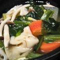 ykitchenn's cooksnap of when they made 野菜いっぱい、うちの餃子スープ.