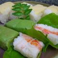 みことんとん's cooksnap of when they made かにかまの柿の葉すし.