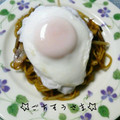 えまっちママ's cooksnap of when they made いつもの焼きそばに目玉焼きのせ★.