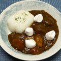 にきけん's cooksnap of when they made カレーライス♥マシュマロのっけ.