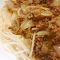 しほのすけ's cooksnap of when they made ケチャップで作る♪簡単ミートソース★.