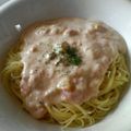 JENOVA's cooksnap of when they made 鮭フレークのクリームスパゲティ.