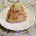 kurozubb's cooksnap of when they made ツーンがクセになる＊おかかわさびおにぎり.