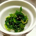 のん712's cooksnap of when they made ♪レンジでほうれん草ナムル風お浸し♪.