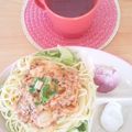☆saechan☆'s cooksnap of when they made キムチ納豆パスタ☆ゴマ油＆マヨが決め手★.
