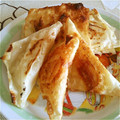 kozuA's cooksnap of when they made 焼売の皮チーズ焼き♪.