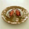 ワカンダ's cooksnap of when they made ふんわり♪クリームチーズ入りいちご大福.