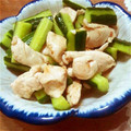 凜子。's cooksnap of when they made さっぱり味の鶏ささ身の梅和え.